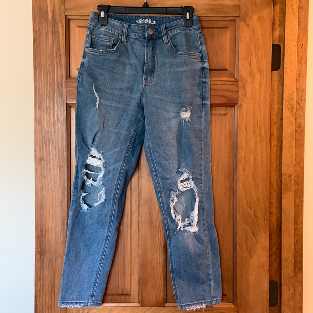 Wild fable distressed jeans high size size 2